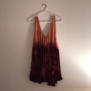 Free People Flowy Tie-Dye Dress